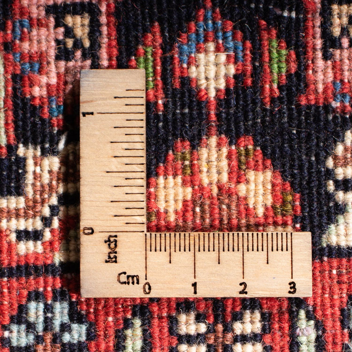 Alfombra persa - Bidjar - 149 x 85 cm - azul oscuro