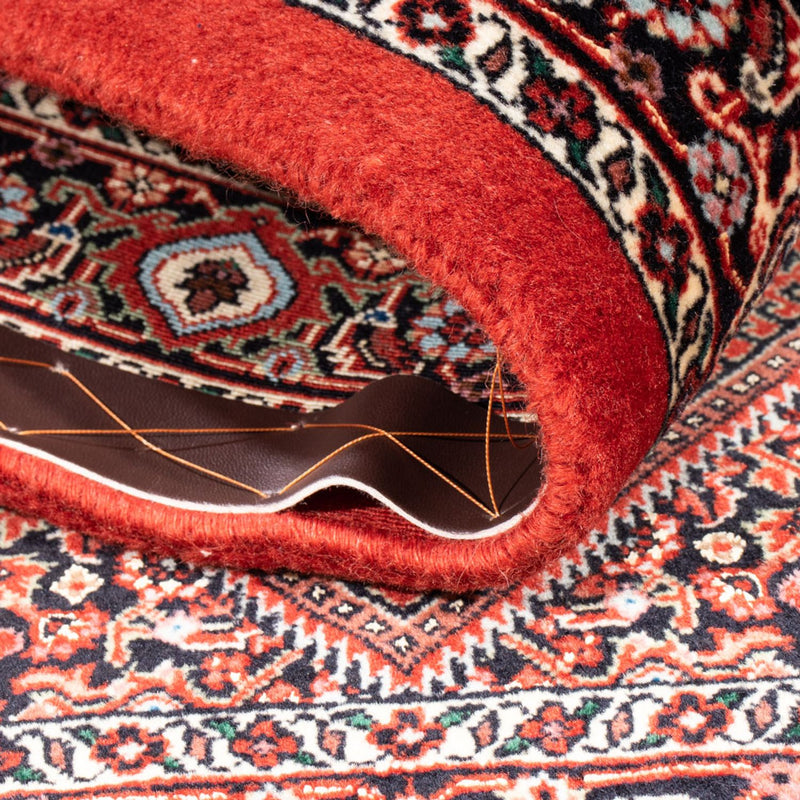 Alfombra persa - Bidjar - 140 x 92 cm - rojo