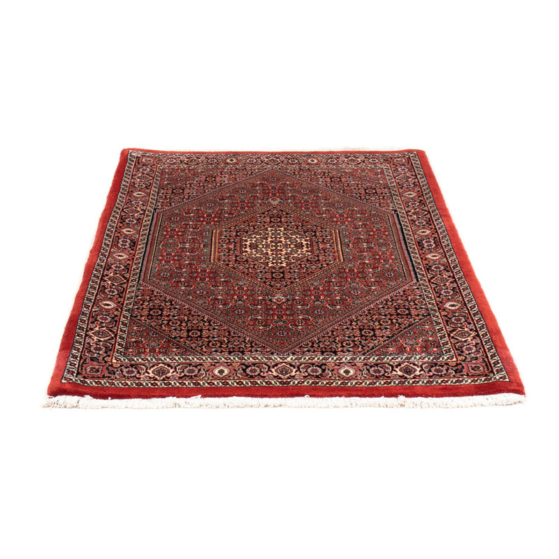 Alfombra persa - Bidjar - 140 x 92 cm - rojo