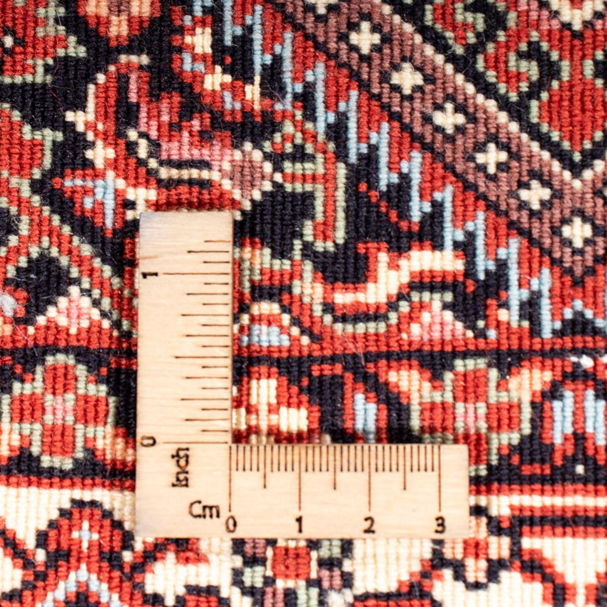 Alfombra persa - Bidjar - 150 x 90 cm - rojo