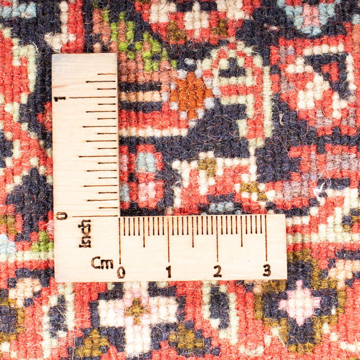 Alfombra persa - Bidjar - 137 x 81 cm - rojo