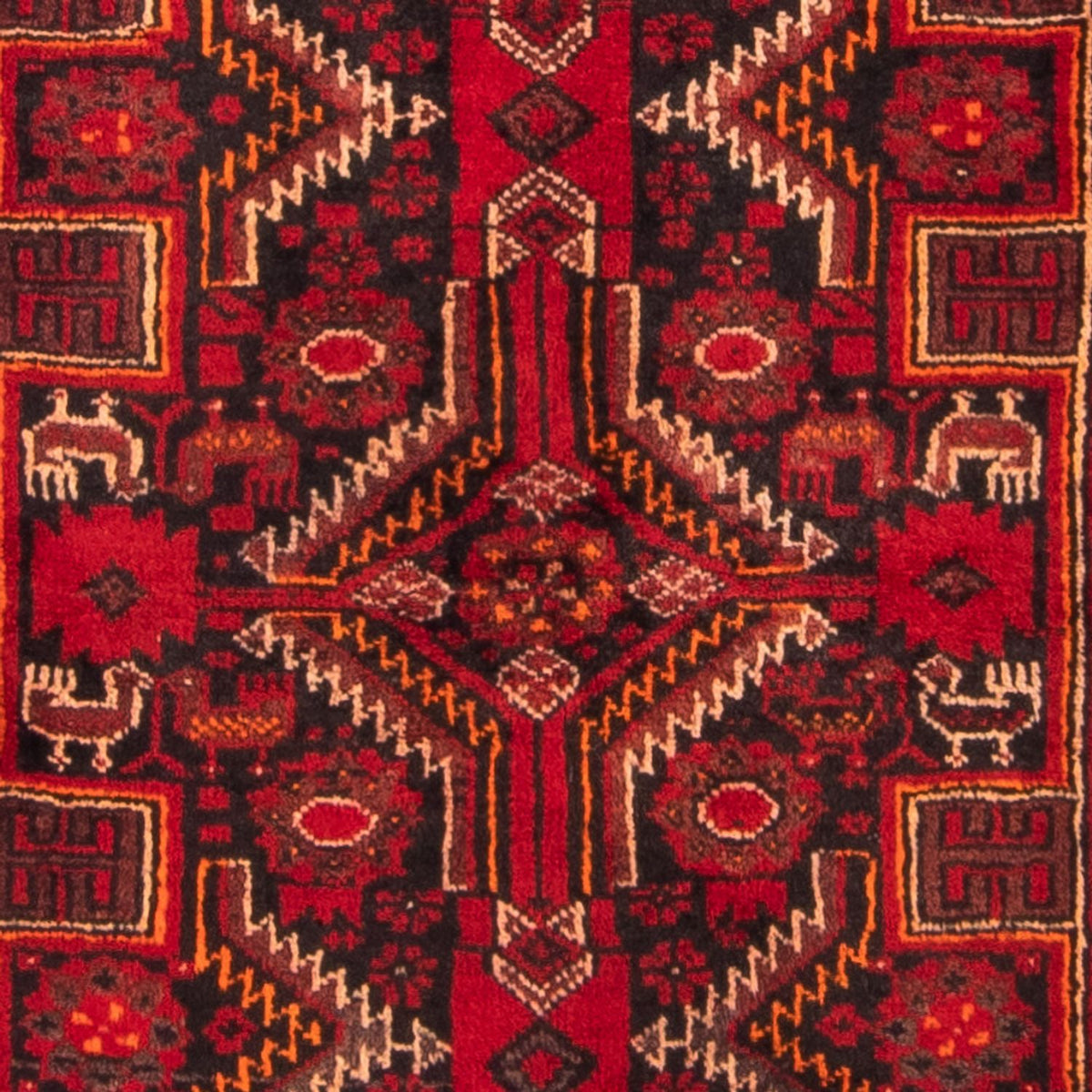 Alfombra Belutsch - 173 x 89 cm - rojo