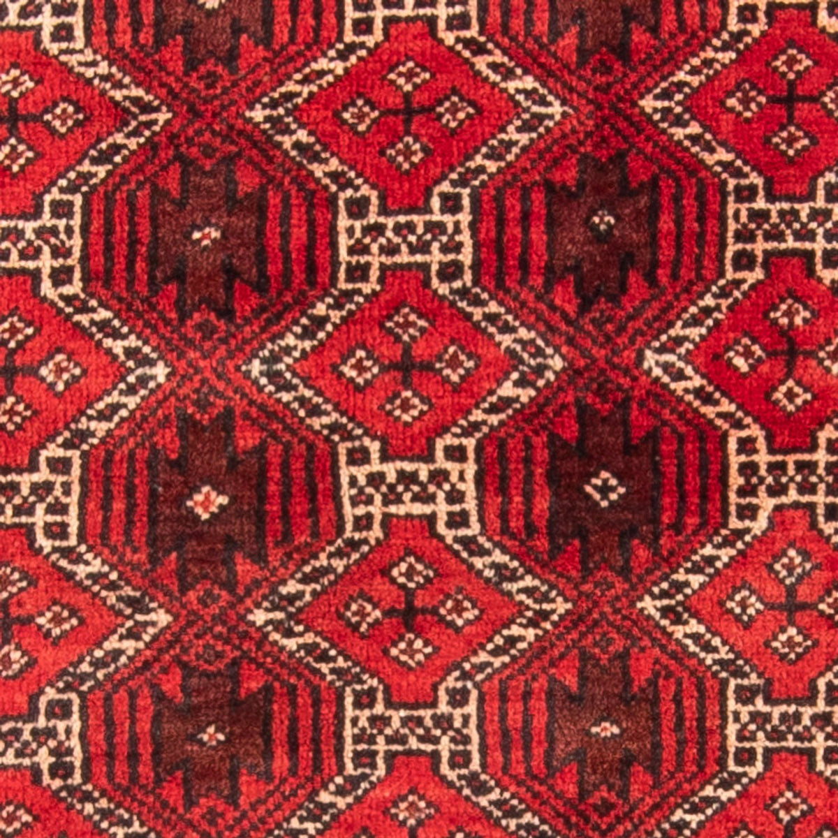 Alfombra de pasillo Alfombra Belutsch - 191 x 95 cm - rojo