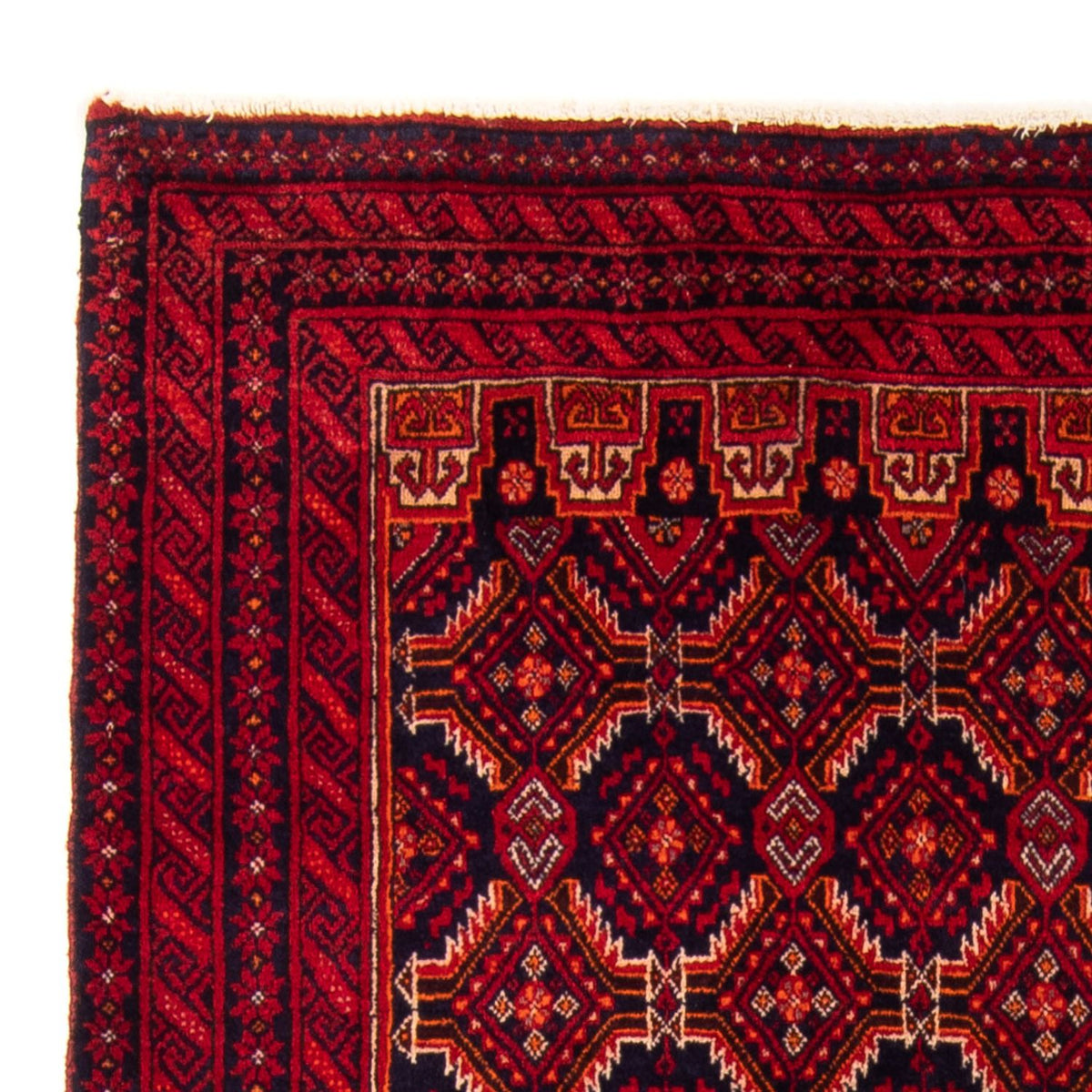 Alfombra Belutsch - 167 x 93 cm - rojo