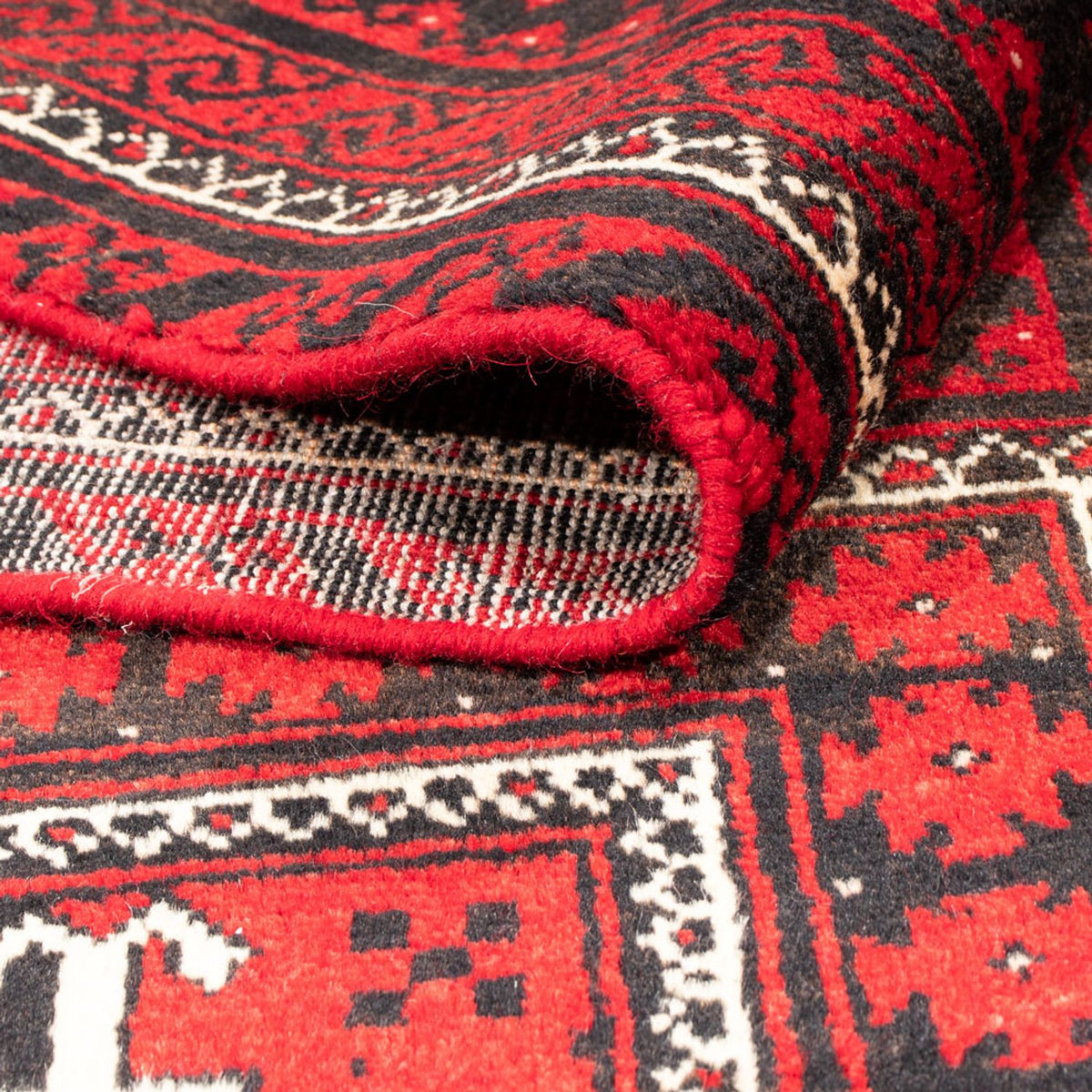 Alfombra Belutsch - 237 x 125 cm - rojo