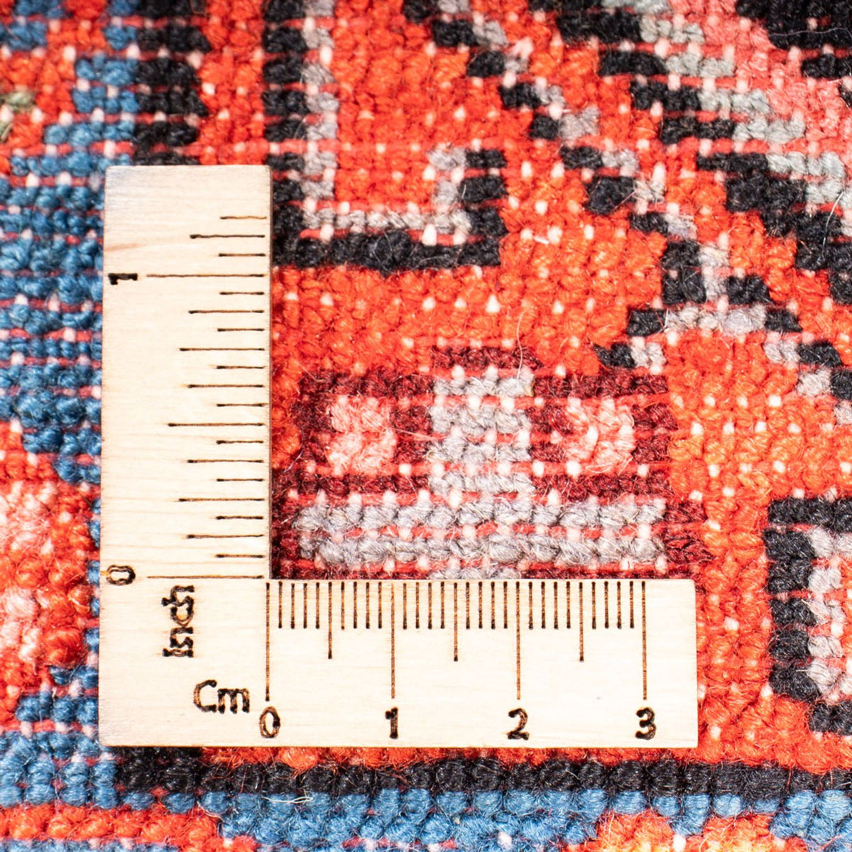 Alfombra persa - Nómada - 196 x 122 cm - azul oscuro