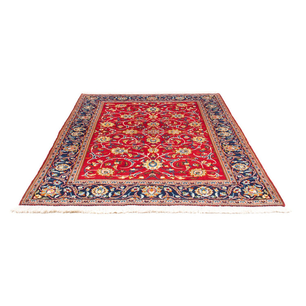 Alfombra persa - Keshan - 224 x 161 cm - rojo