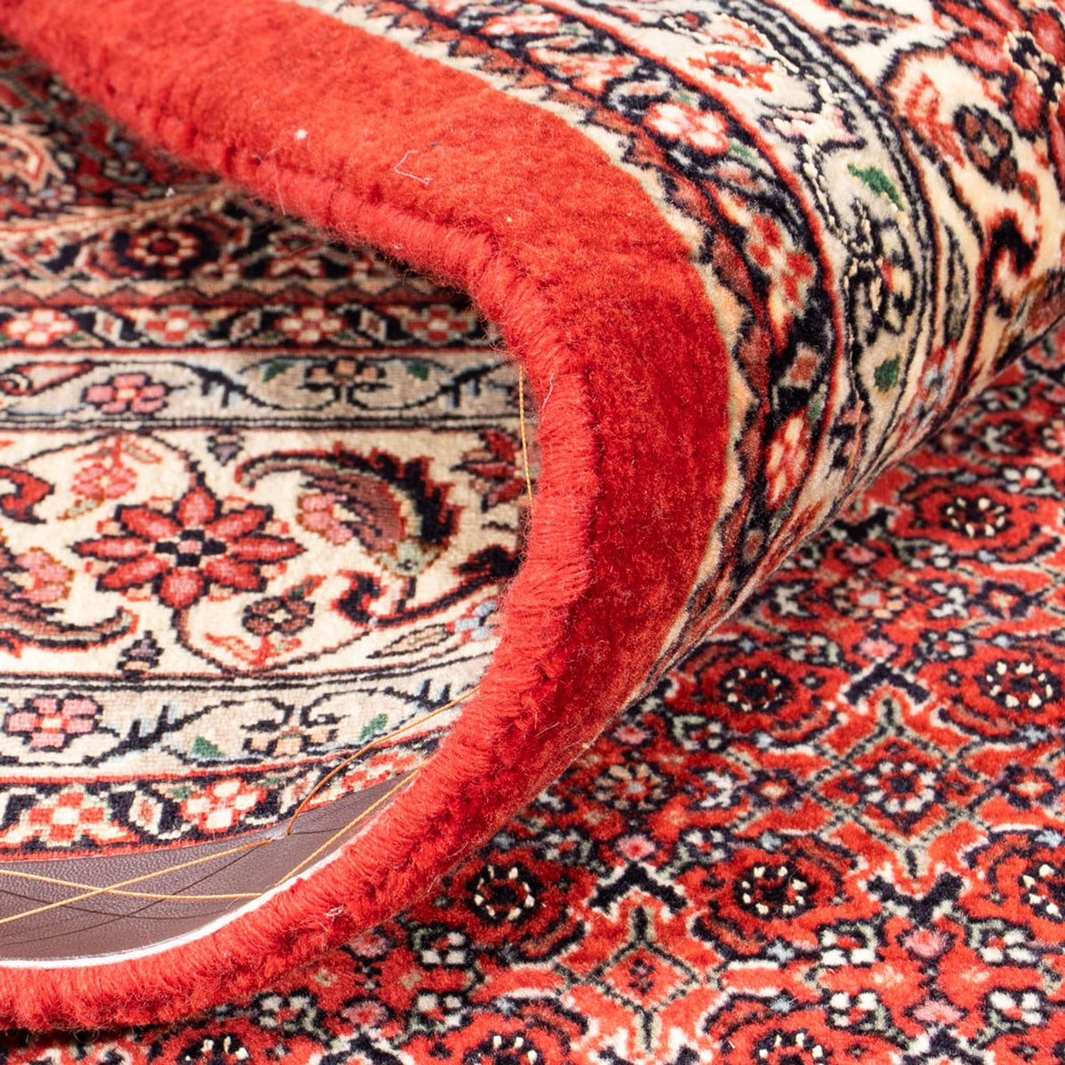 Alfombra persa - Bidjar - 209 x 153 cm - rojo
