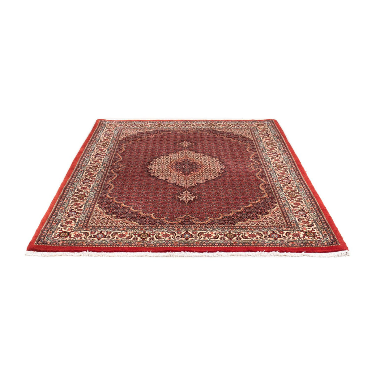 Alfombra persa - Bidjar - 209 x 153 cm - rojo