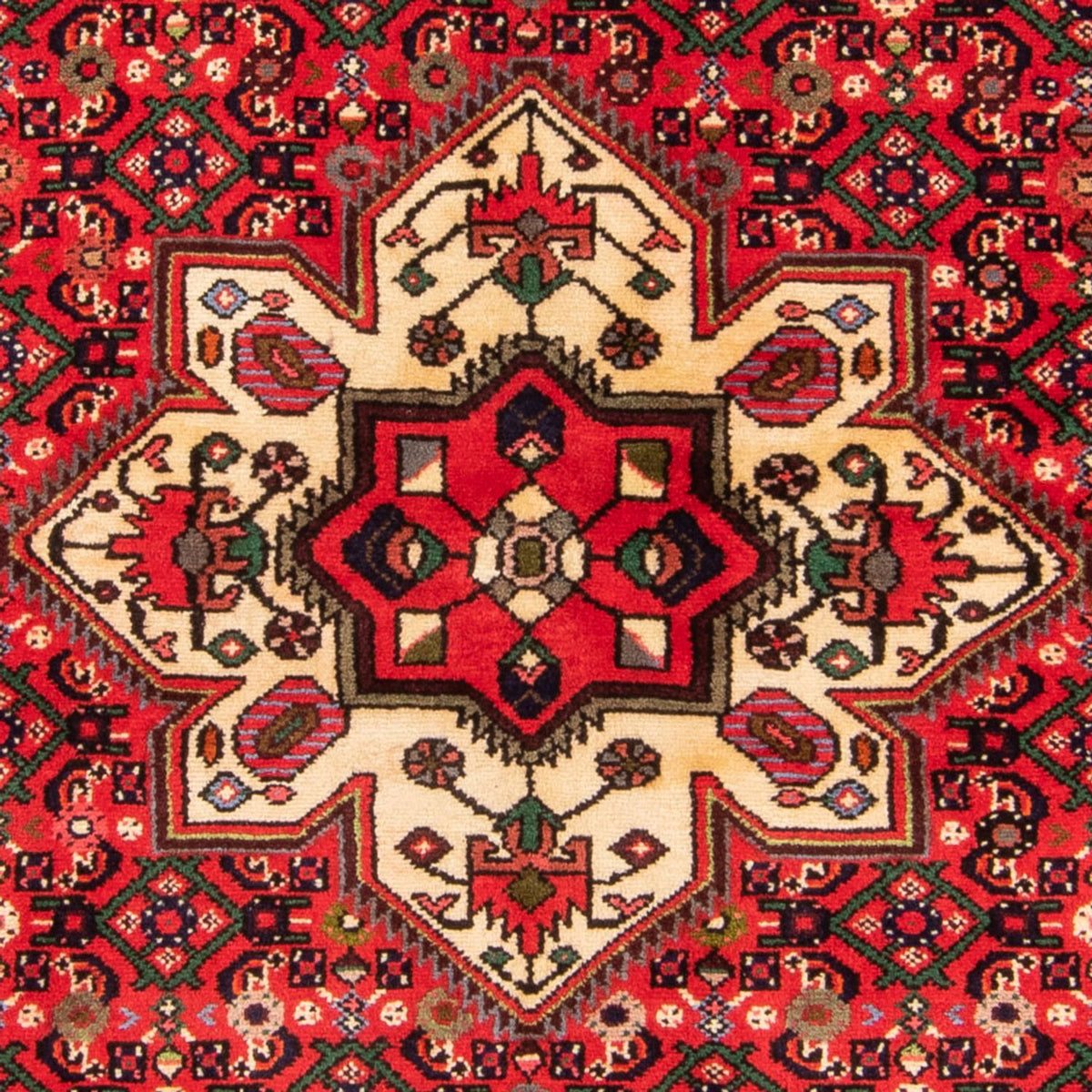 Alfombra persa - Nómada - 198 x 150 cm - rojo
