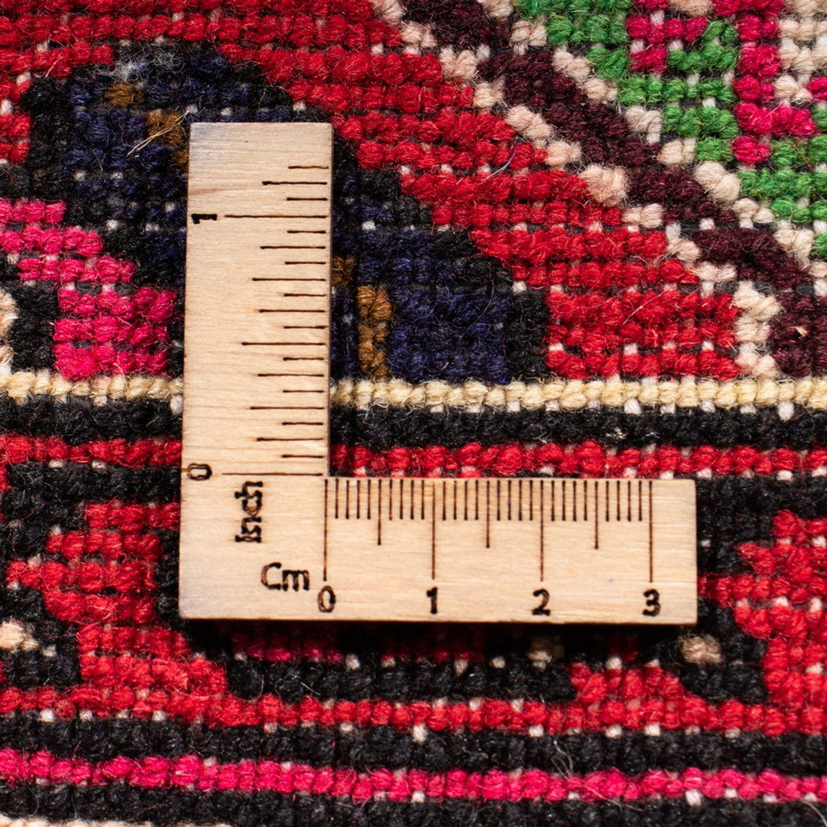 Alfombra persa - Nómada - 198 x 150 cm - rojo