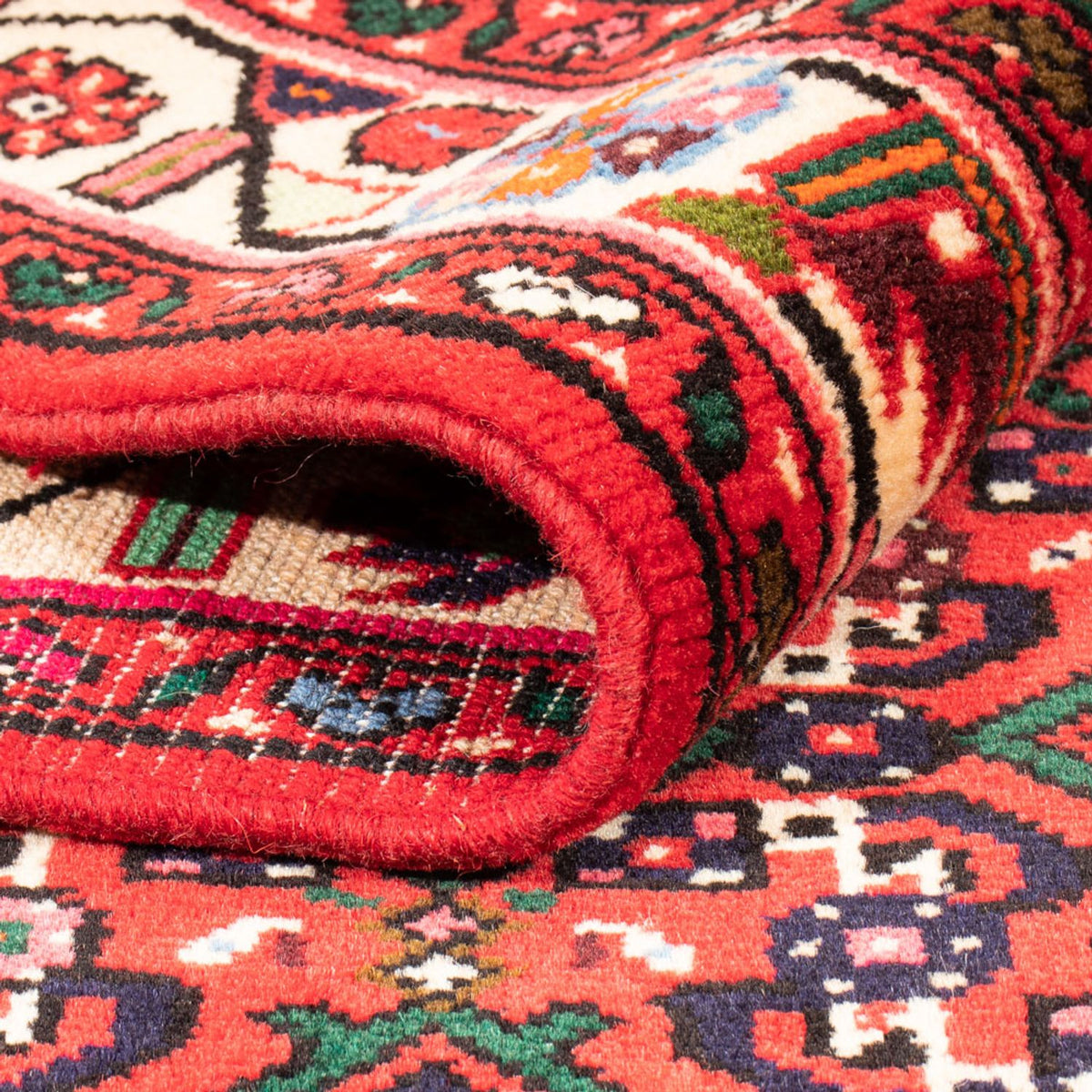 Alfombra persa - Nómada - 198 x 153 cm - rojo