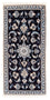 Alfombra persa - Nain - 149 x 69 cm - azul oscuro