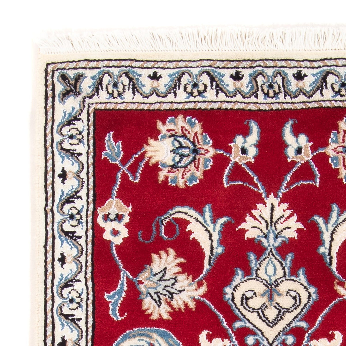 Alfombra persa - Nain - 140 x 68 cm - rojo