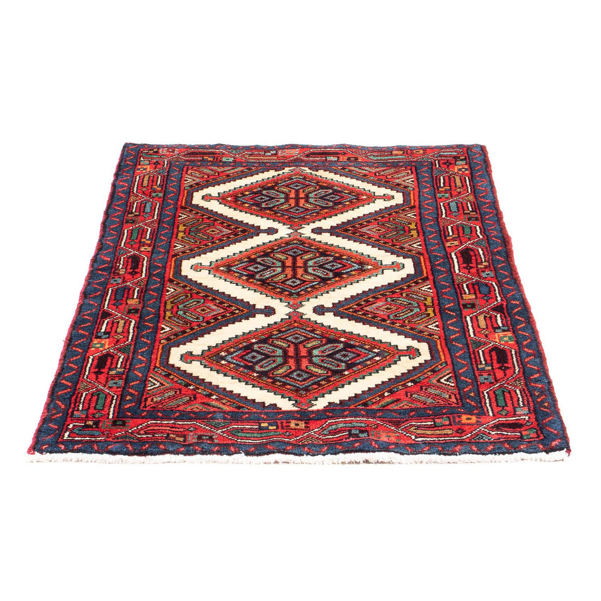 Alfombra persa - Nómada - 116 x 76 cm - multicolor