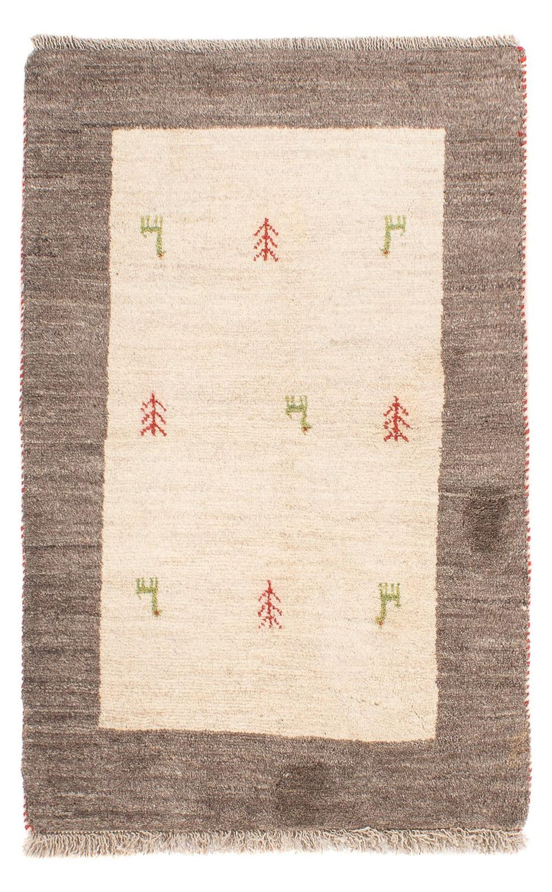 Alfombra Gabbeh - Persa - 125 x 77 cm - natural