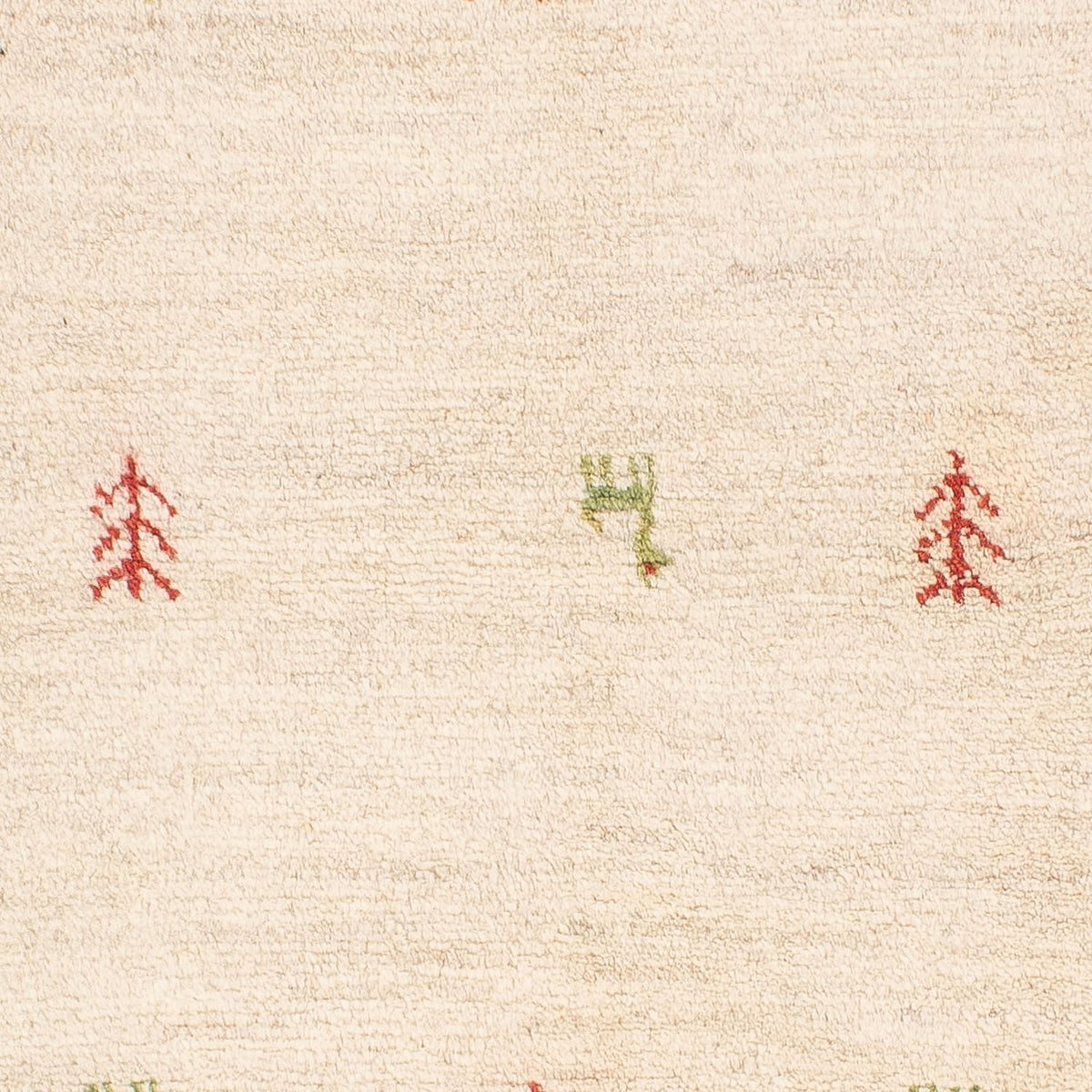 Alfombra Gabbeh - Persa - 125 x 77 cm - natural