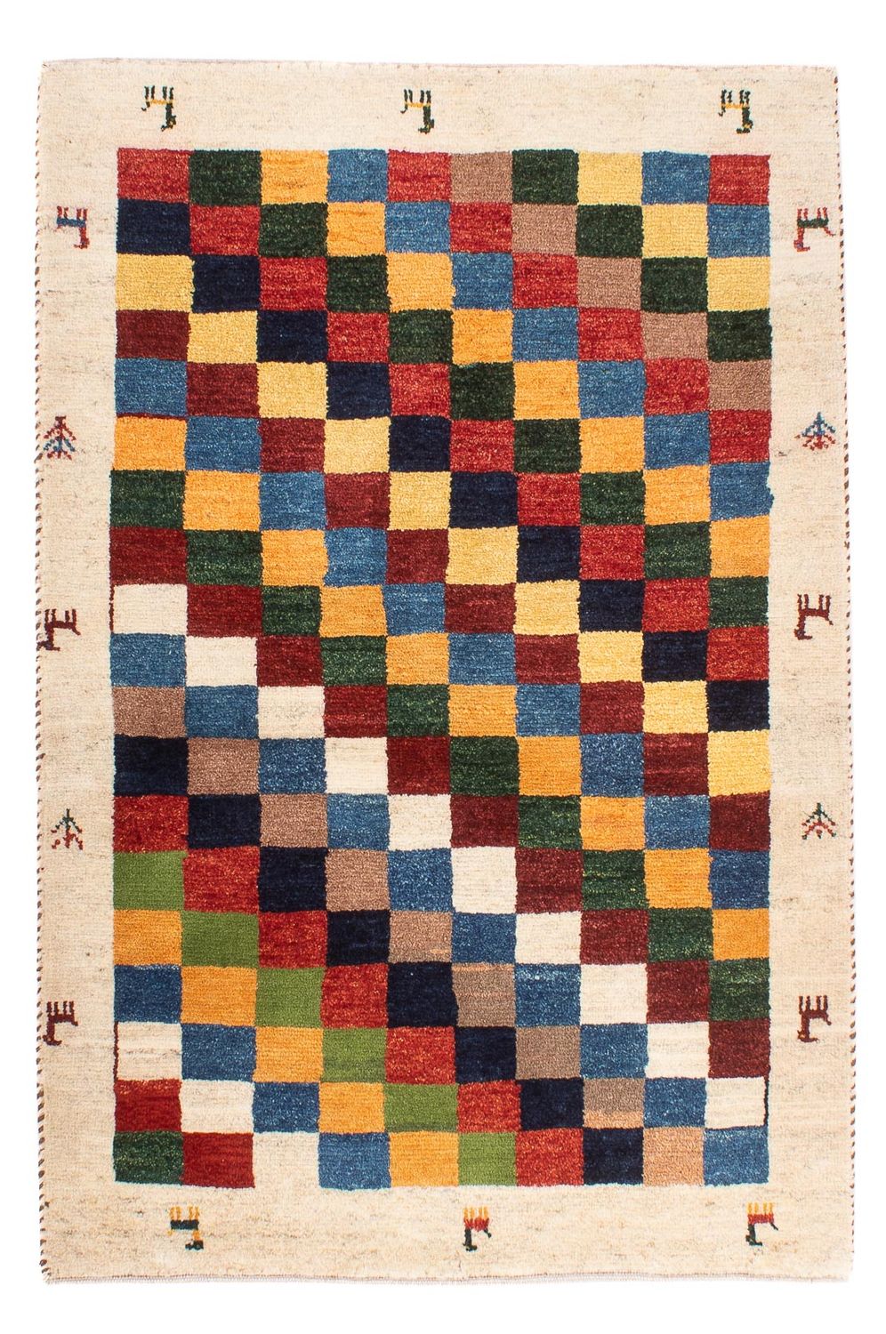 Alfombra Gabbeh - Persa - 125 x 86 cm - multicolor