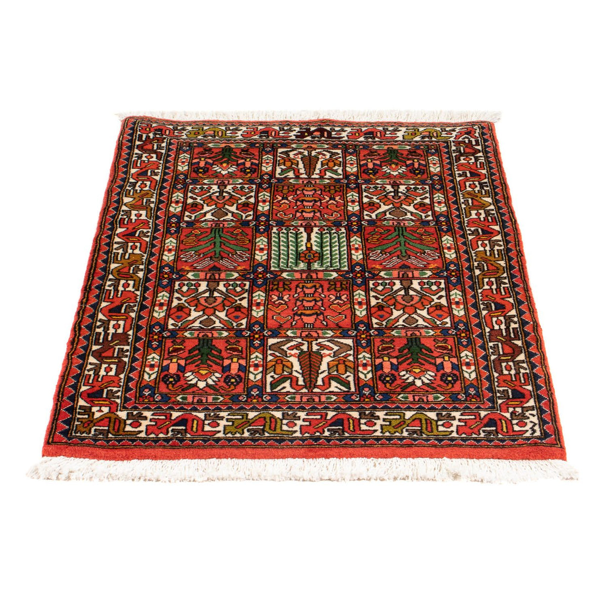 Alfombra persa - Nómada - 104 x 64 cm - multicolor