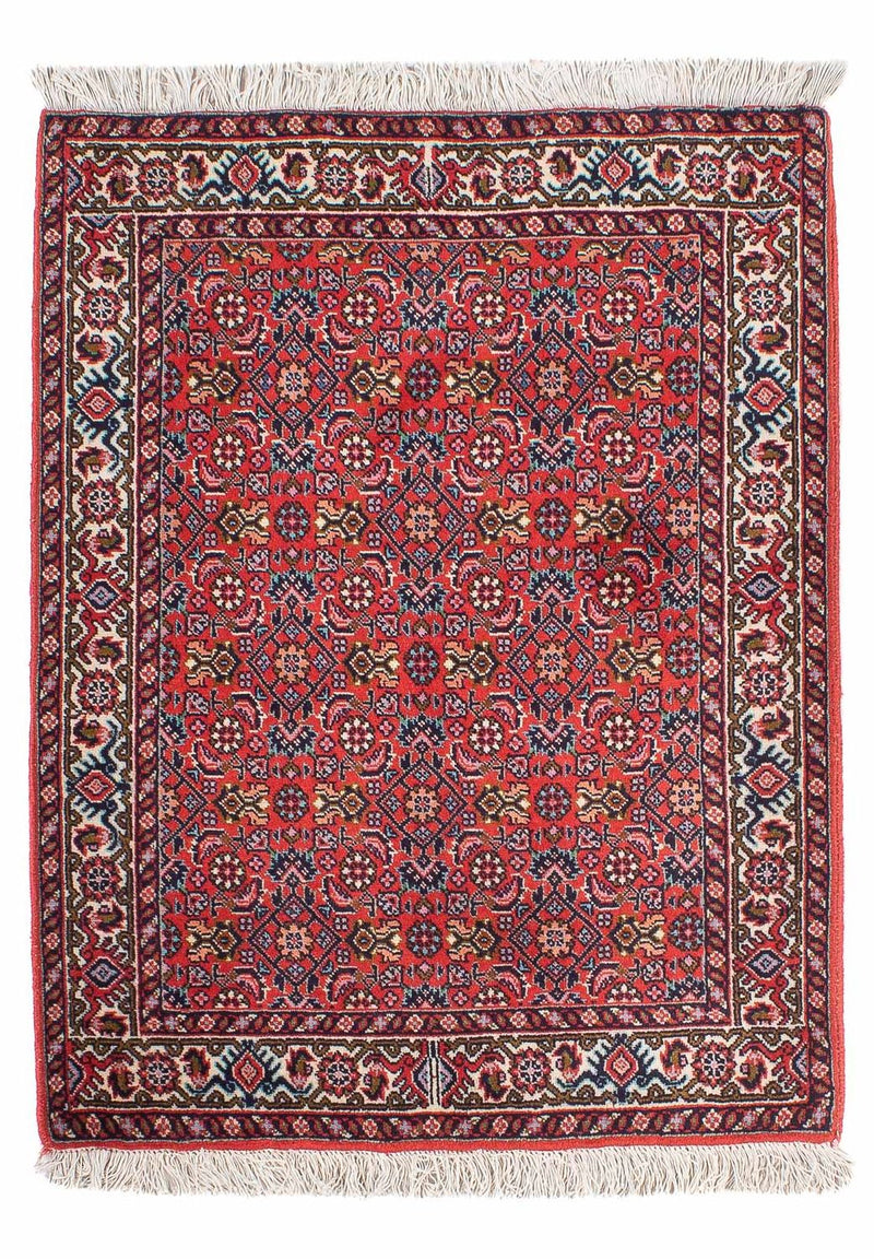 Alfombra persa - Bidjar - 94 x 74 cm - rojo