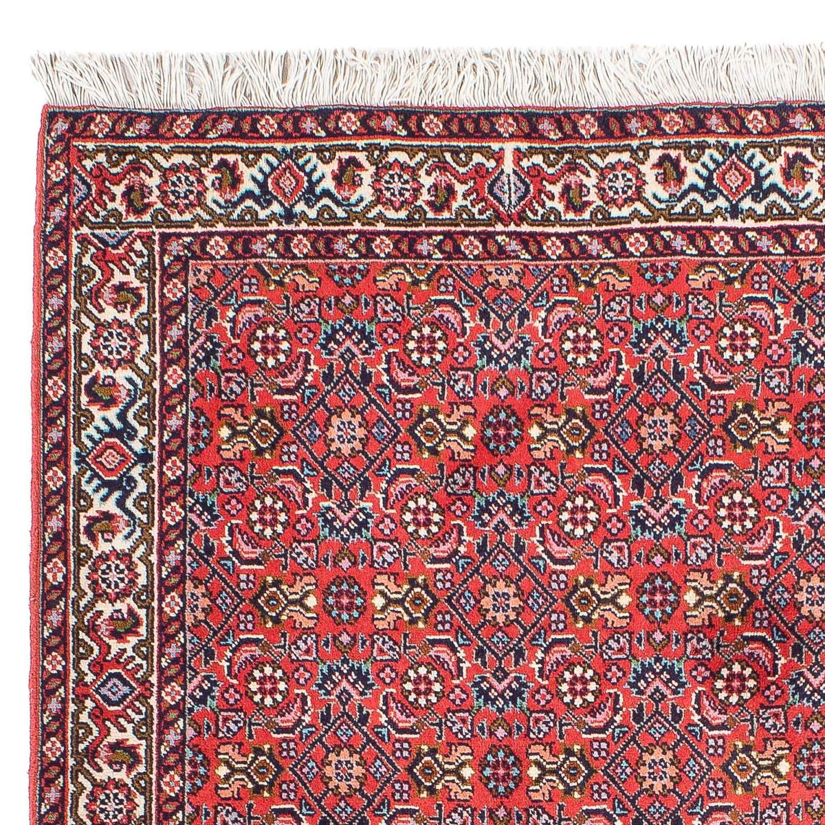 Alfombra persa - Bidjar - 94 x 74 cm - rojo