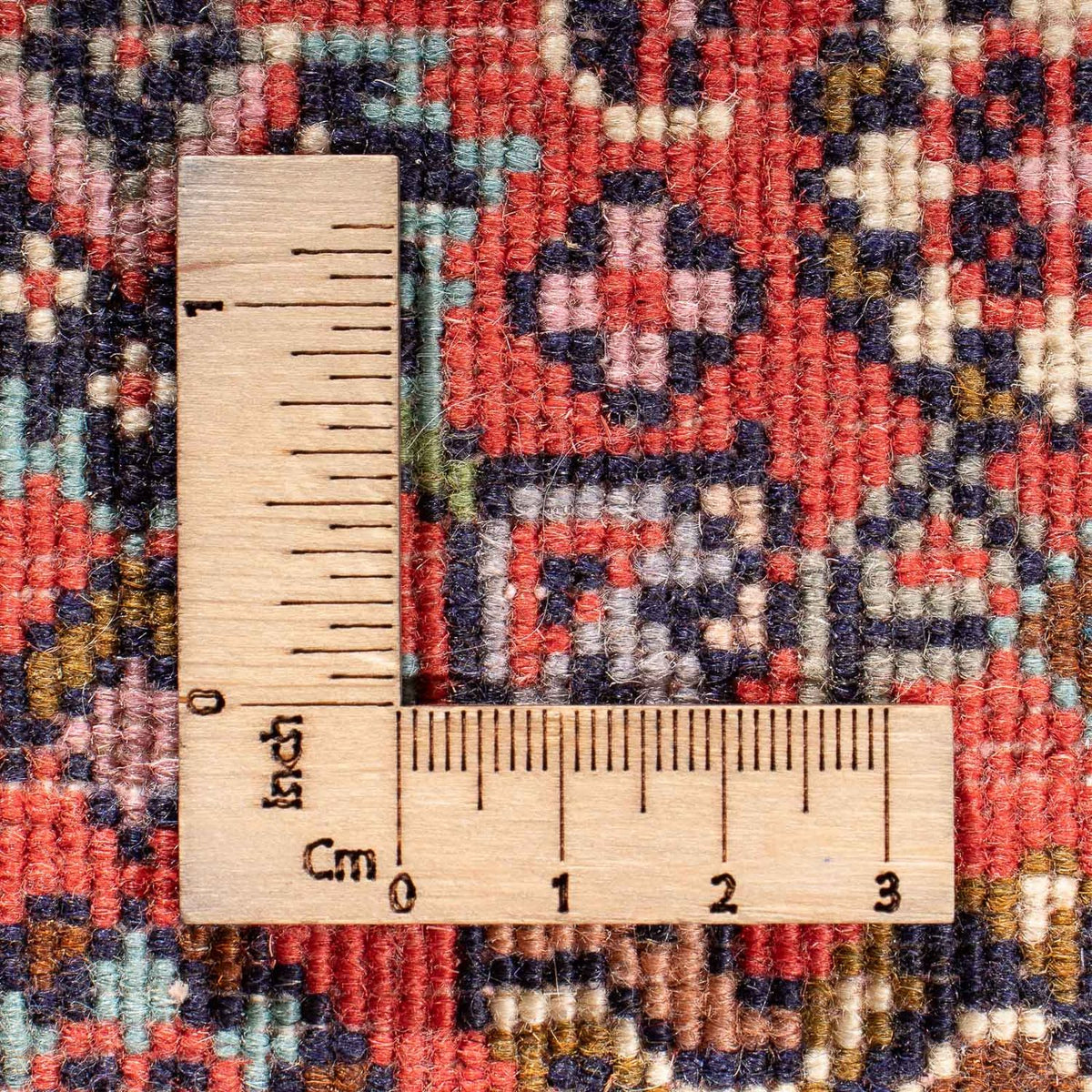 Alfombra persa - Bidjar - 94 x 74 cm - rojo