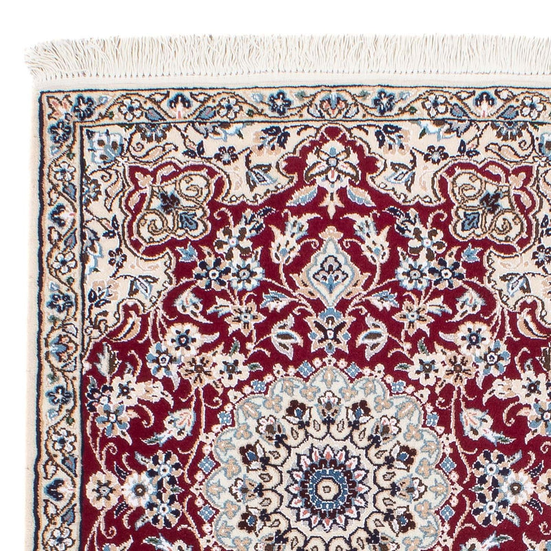 Alfombra Persa - Nain - Real - 93 x 65 cm - rojo