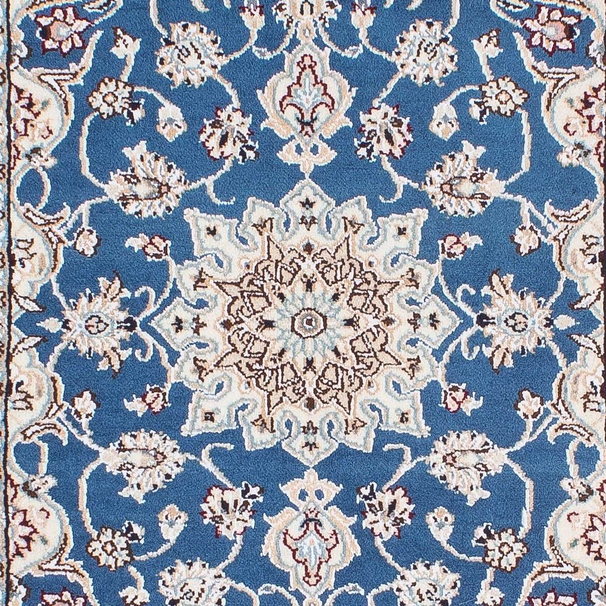 Alfombra Persa - Nain - Real - 95 x 67 cm - azul
