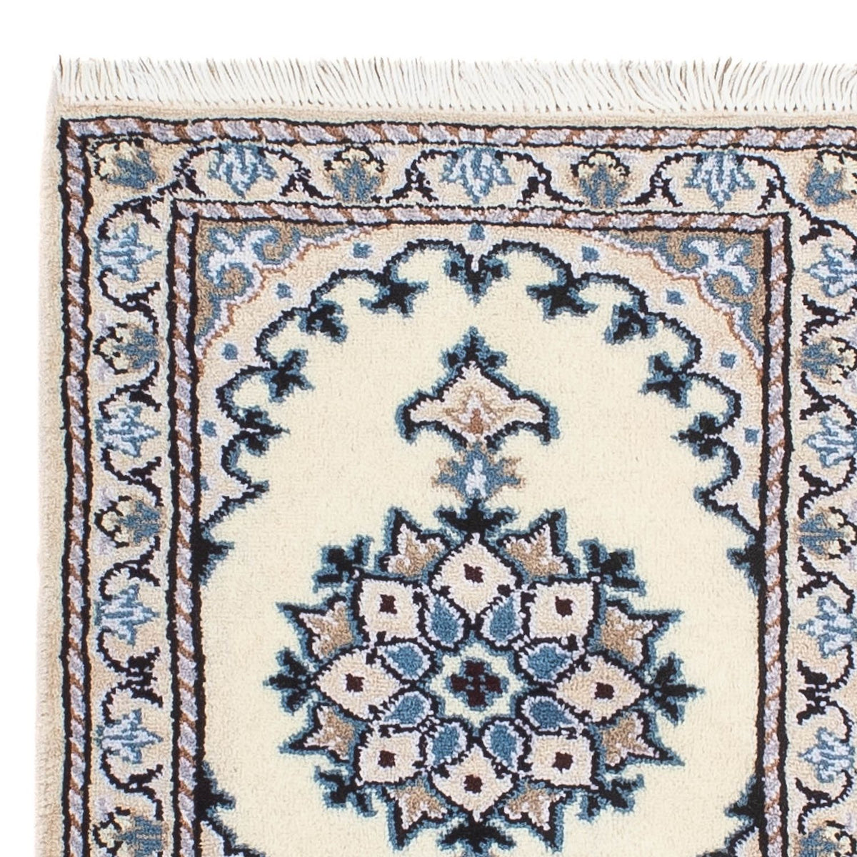 Alfombra persa - Nain - 60 x 40 cm - beige