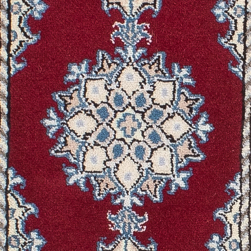 Alfombra persa - Nain - 60 x 40 cm - rojo vino
