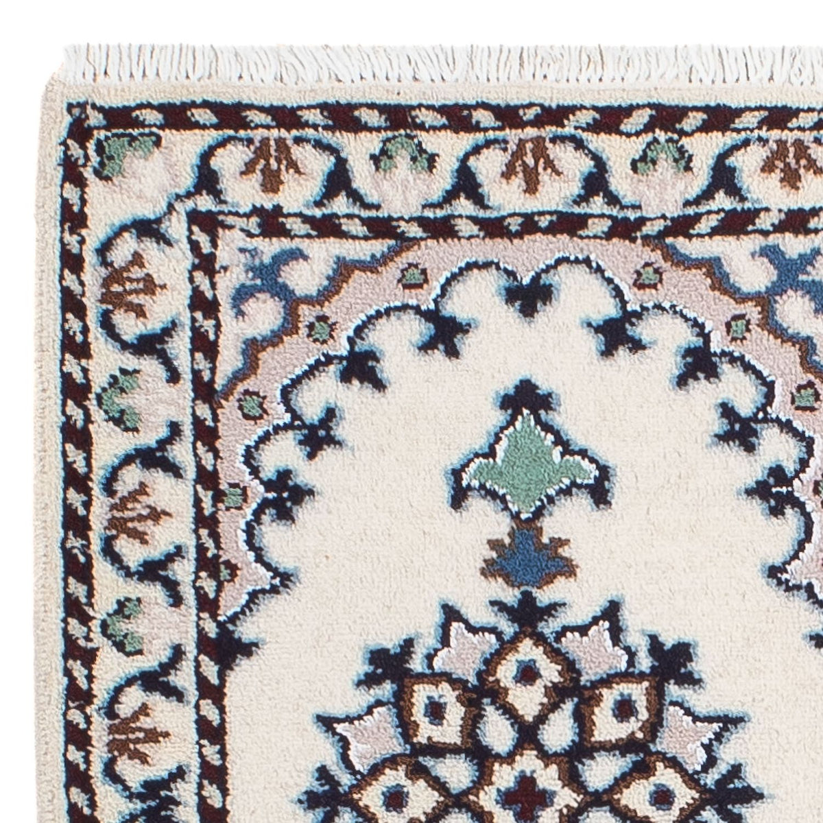 Alfombra persa - Nain - 60 x 40 cm - beige
