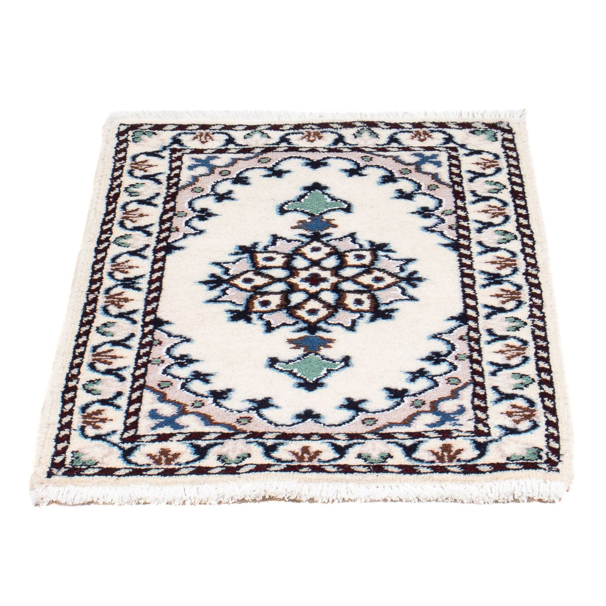 Alfombra persa - Nain - 60 x 40 cm - beige