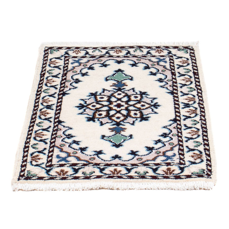 Alfombra persa - Nain - 60 x 40 cm - beige