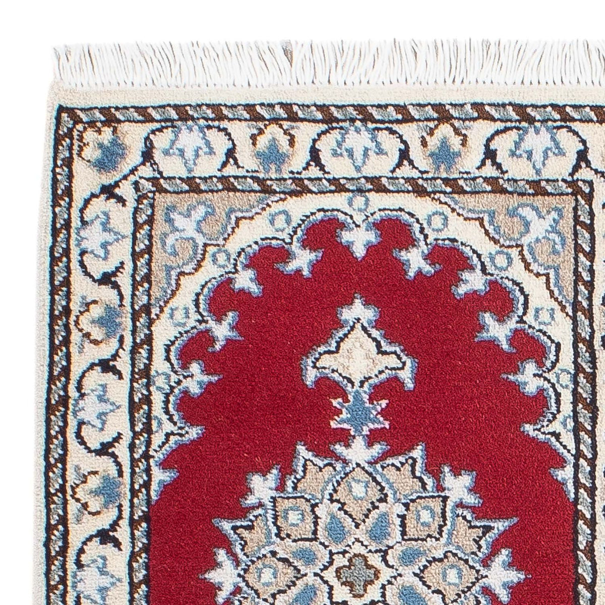 Alfombra persa - Nain - 60 x 40 cm - rojo