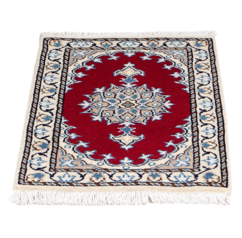 Alfombra persa - Nain - 60 x 40 cm - rojo