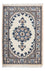 Alfombra persa - Nain - 60 x 40 cm - crema