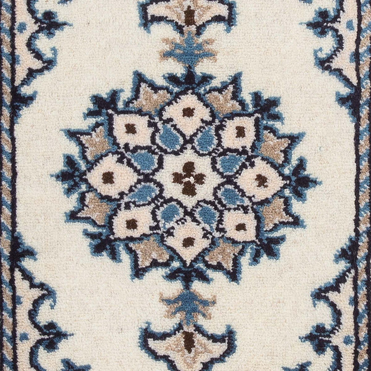 Alfombra persa - Nain - 60 x 40 cm - crema