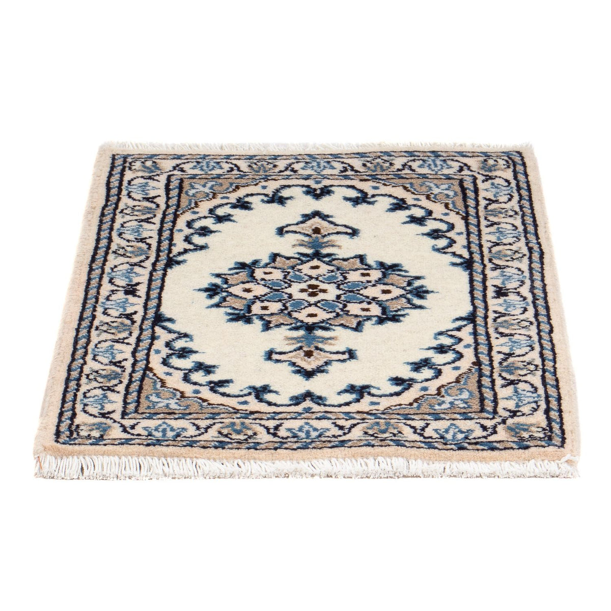 Alfombra persa - Nain - 60 x 40 cm - crema