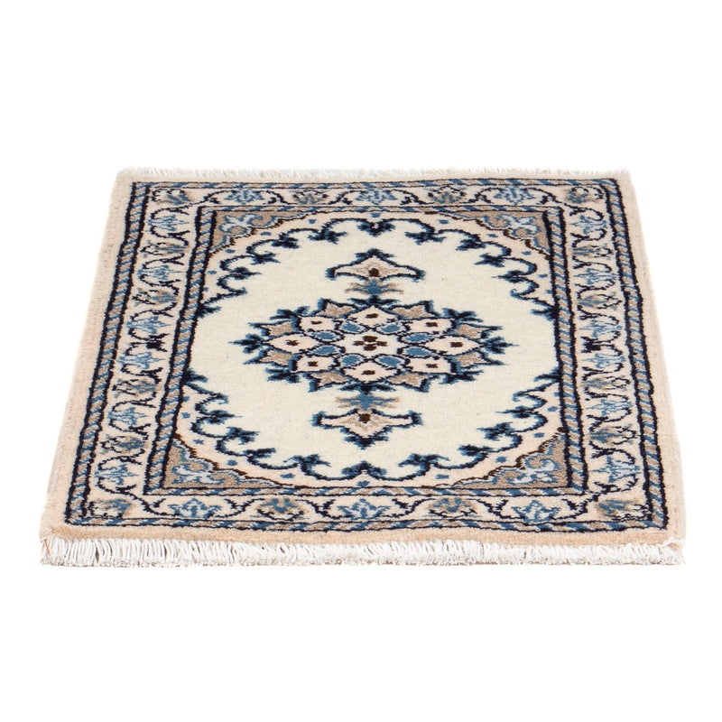 Alfombra persa - Nain - 60 x 40 cm - crema