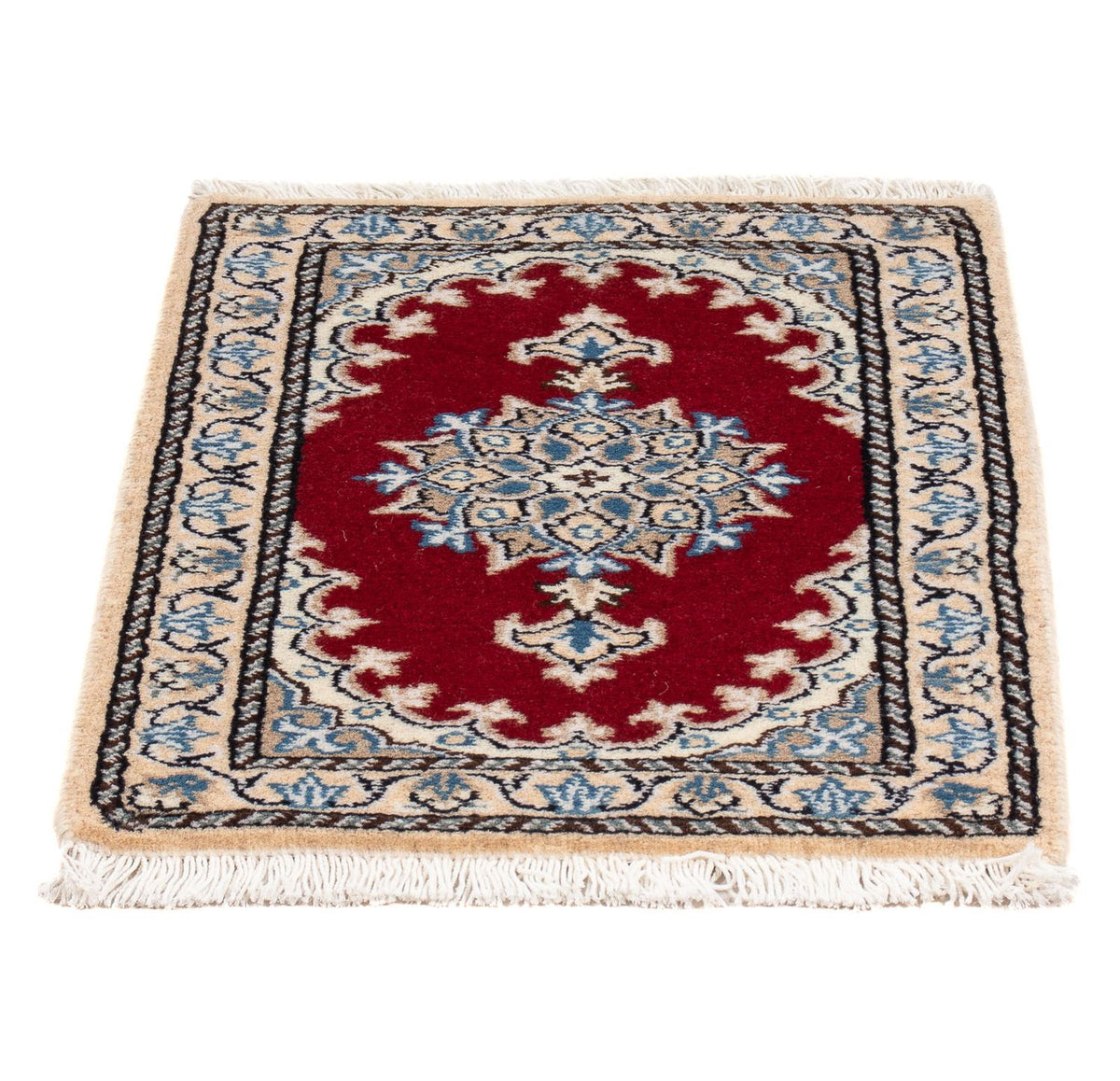 Alfombra persa - Nain - 60 x 40 cm - rojo