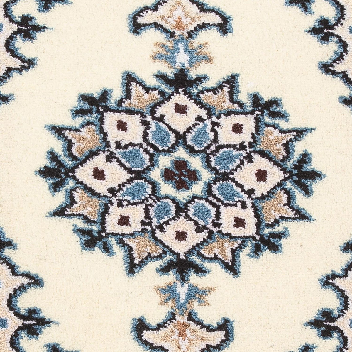 Alfombra persa - Nain - 60 x 40 cm - crema