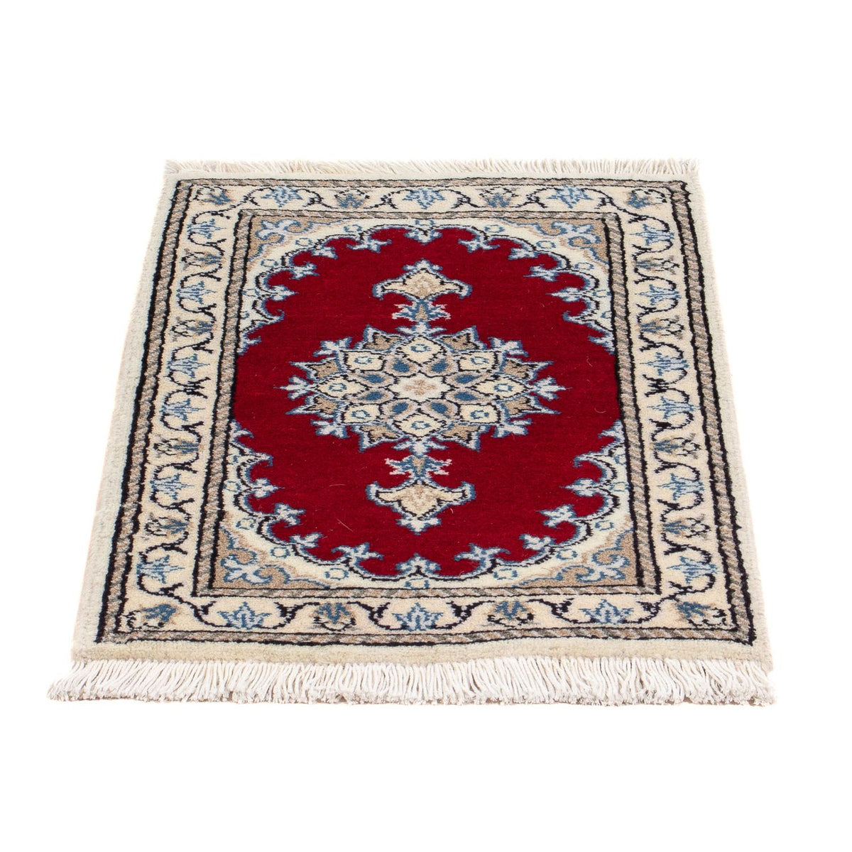 Alfombra persa - Nain - 60 x 40 cm - rojo