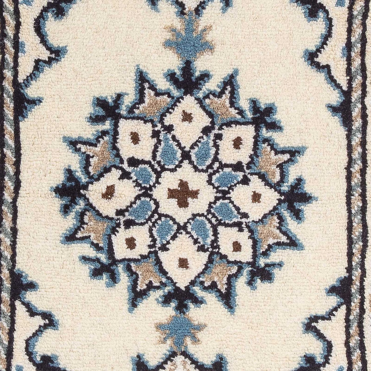 Alfombra persa - Nain - 60 x 40 cm - beige