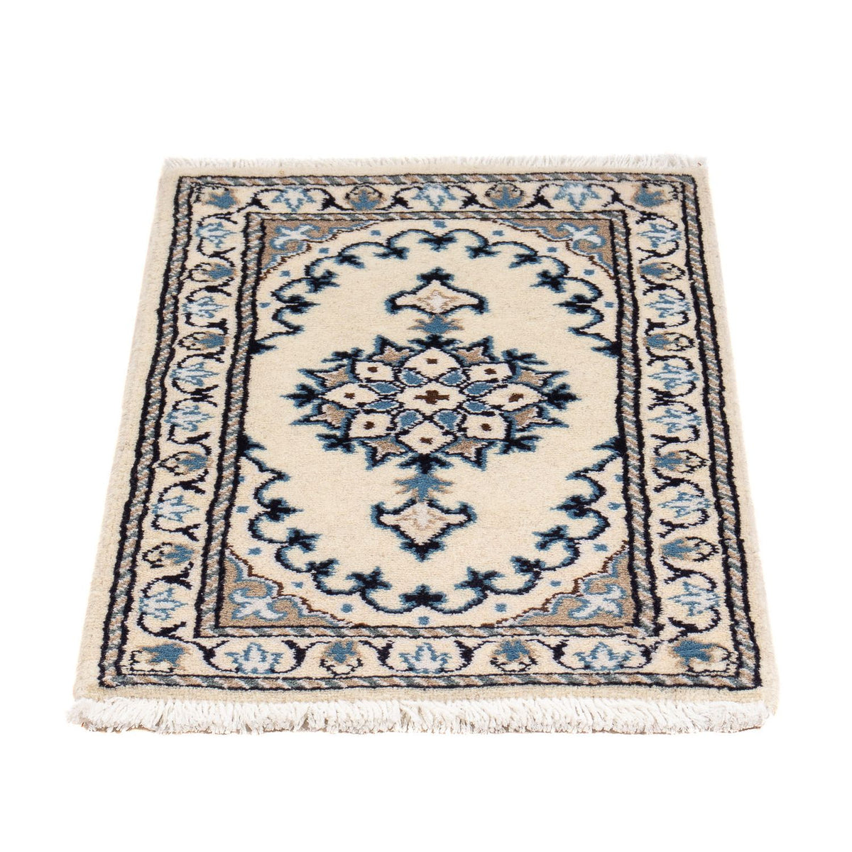 Alfombra persa - Nain - 60 x 40 cm - beige