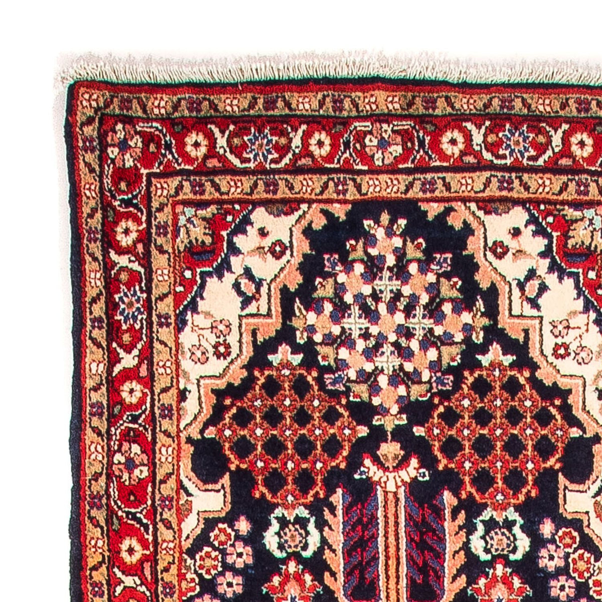 Alfombra de pasillo Alfombra persa - Clásica - 377 x 85 cm - azul oscuro