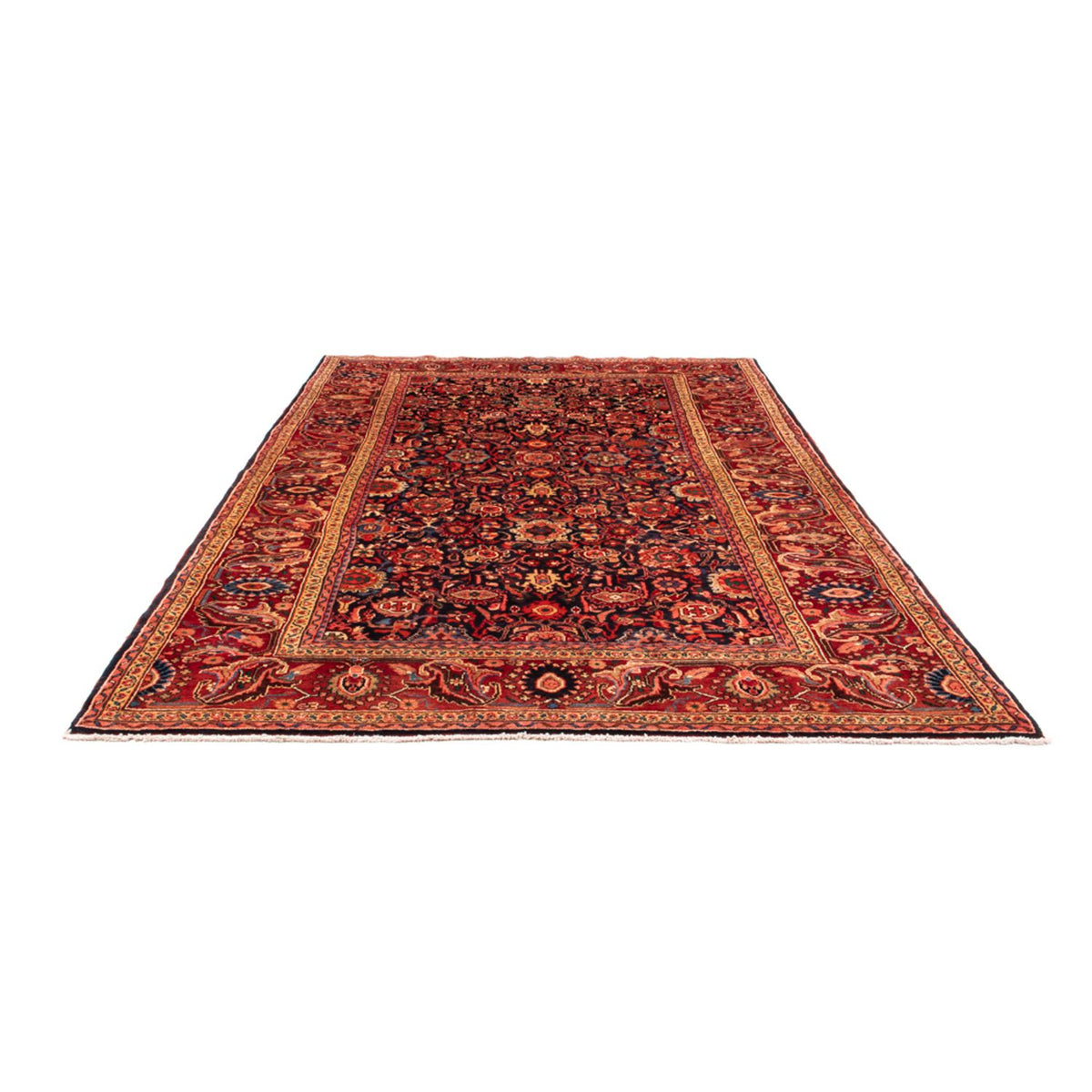 Alfombra persa - Nómada - 323 x 220 cm - azul oscuro