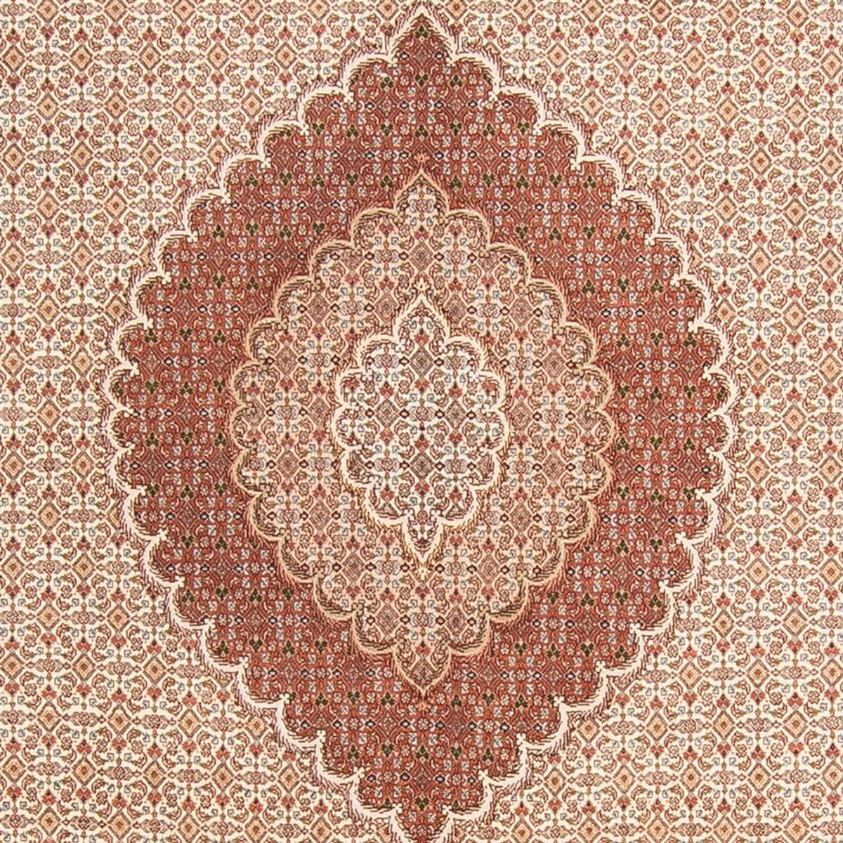 Alfombra Persa - Tabriz - Real - 311 x 208 cm - beige