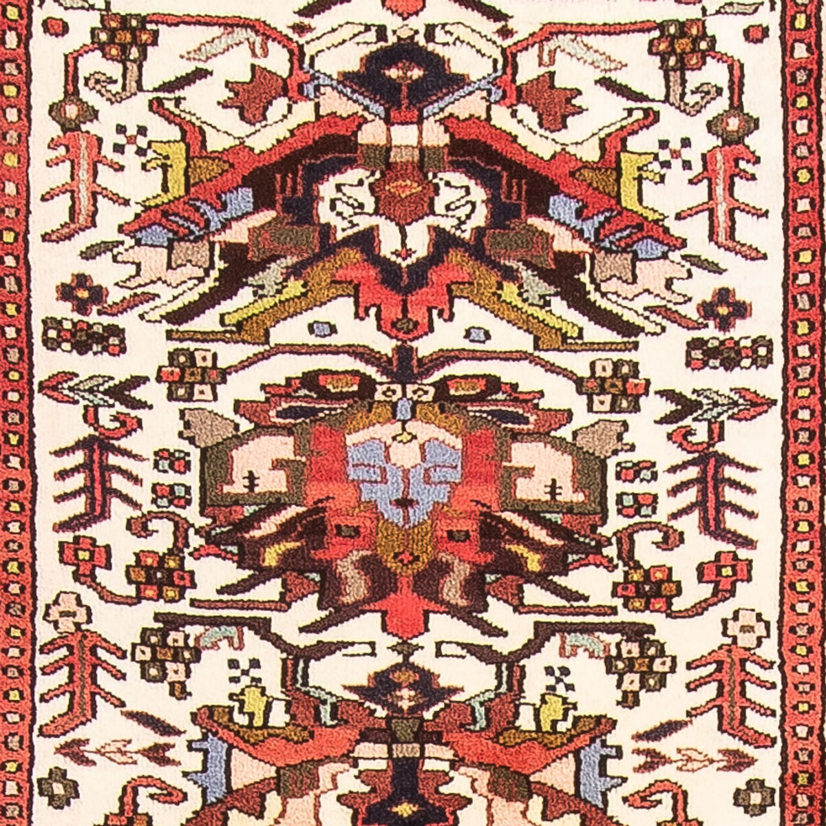 Alfombra de pasillo Alfombra persa - Nómada - 500 x 80 cm - beige