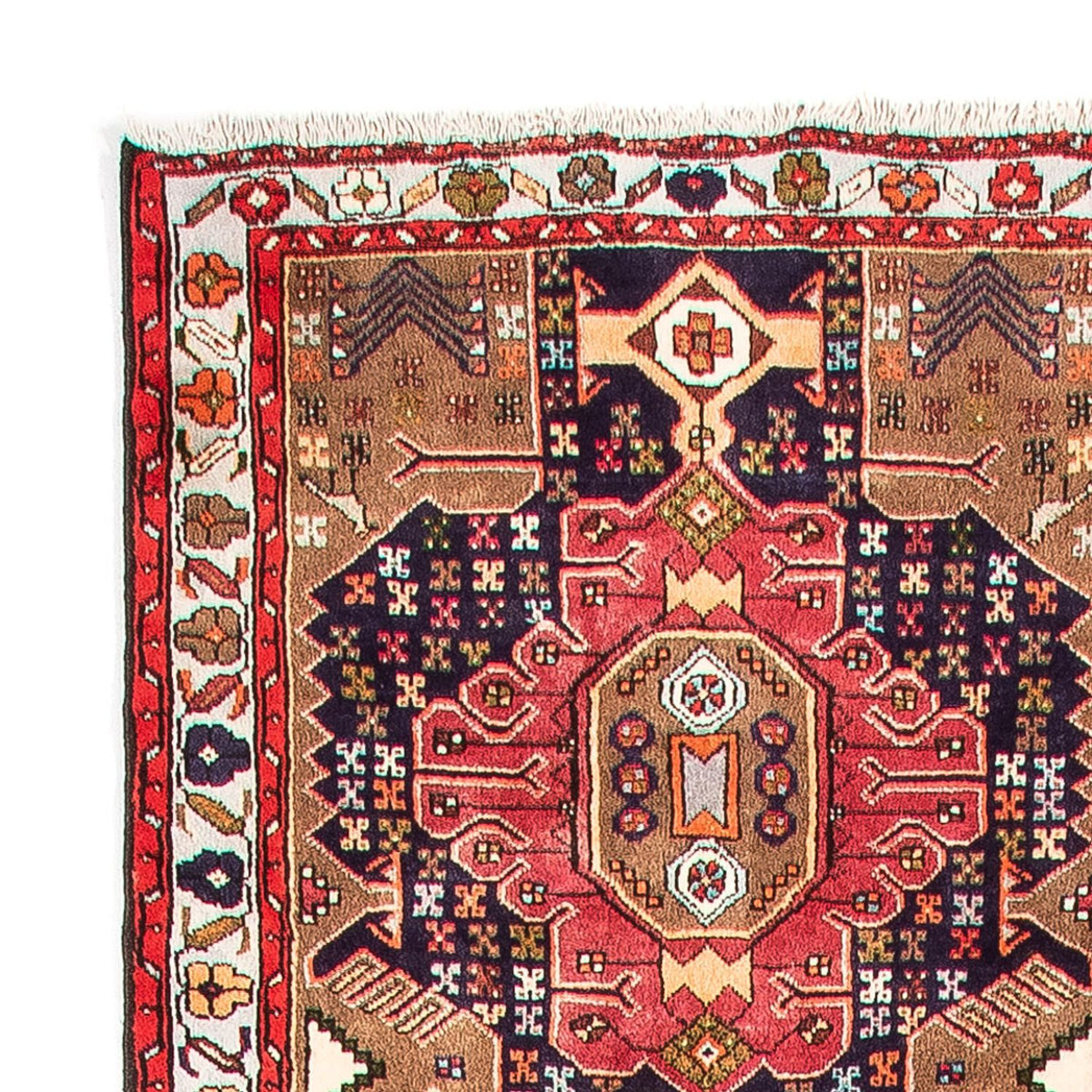 Alfombra de pasillo Alfombra persa - Nómada - 385 x 85 cm - azul oscuro