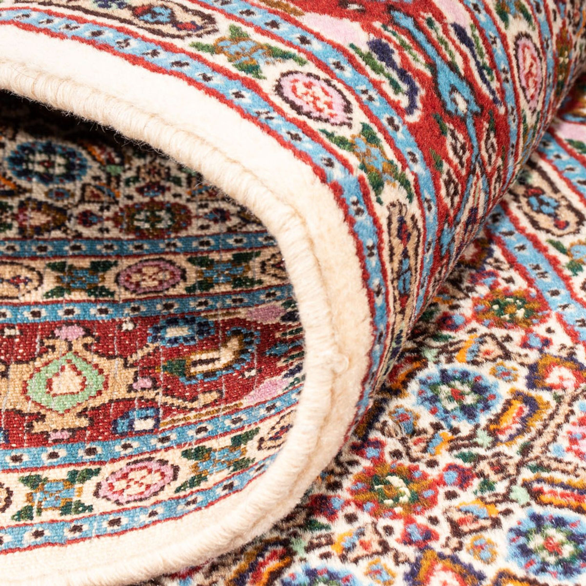 Alfombra de pasillo Alfombra persa - Clásica - 342 x 77 cm - beige